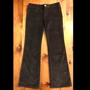 Velvety soft brown corduroy pants